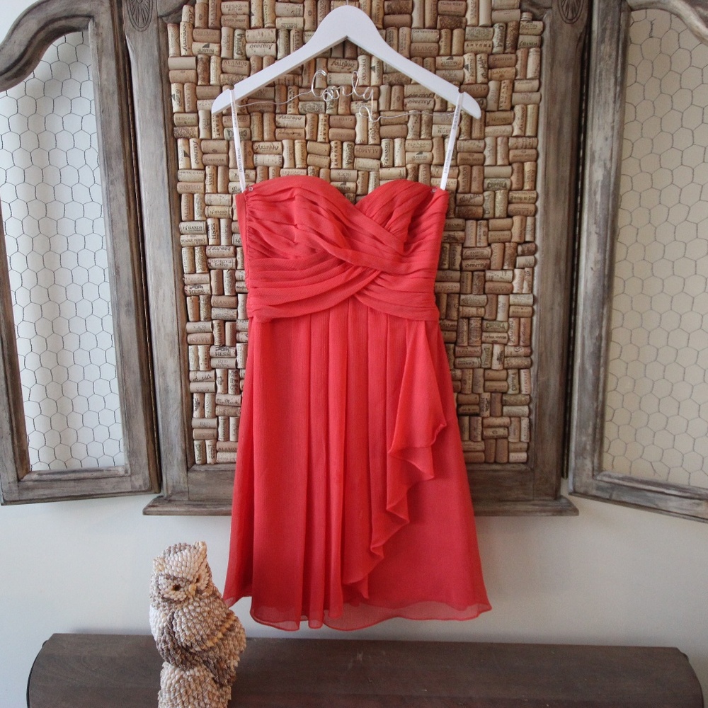 Coral Bridesmaid's Dress Size 2